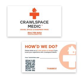 Crawlspace Medic - Review Cards (Sets of 250)