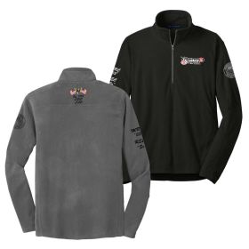 Men's Microfleece 1/2-Zip Pullover. F224- EMB/4 LOC.