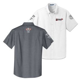 Men's Short Sleeve Oxford Shirt. S659 - EMB/4 LOC.