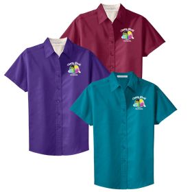 CWS - Ladies' Short Sleeve Easy Care Shirt. L508 - EMB