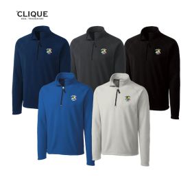 Clique® Summit Performance Fleece Half Zip Men's Pullover Jacket. MQO00027 EMB/3LOC