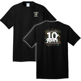 10 YEARS - Adult Core Cotton Tee. PC54 - DF/LC/FB