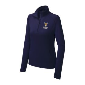 Dumpster Mule - Ladies' Sport-Wick&reg; Stretch 1/2-Zip Pullover. LST850