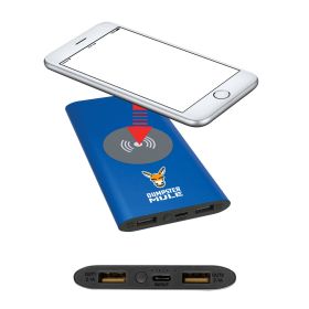 Dumpster Mule - 8000MAH Power Bank & Wireless Charger with USB-C Cord. PWR803C-BLUE
