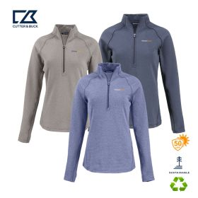 C&B Ladies' Peshastin Fleece Recycled Half Zip Pullover. LCK00182