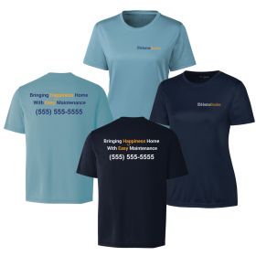 Field Tech - Clique Spin Eco Performance Jersey Short Sleeve Women's Tee. LQK00064 - DF/LC/FB