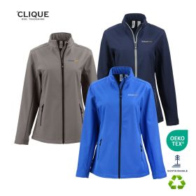 Clique® Tempo Stretch Full Zip Women's Softshell Jacket. LQO00068