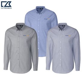 Cutter & Buck Stretch Oxford Mens Long Sleeve Dress Shirt. MCW00138