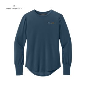 Mercer+Mettle Ladies' Stretch Jersey Long Sleeve Blouse. MM1019
