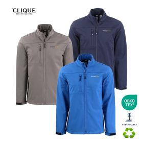 Clique® Tempest Waterproof Full Zip Men's Softshell Jacket. MQO00078