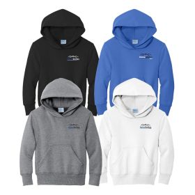 Youth Pullover Hooded Sweatshirt. PC90YH - DF/LC