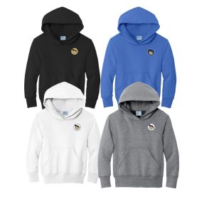 "Sid" Youth Pullover Hooded Sweatshirt. PC90YH - DF/LC