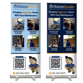 HomeSmiles Retractable Banner