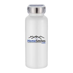 17 Oz. Capri Insulated Bottle - White. SVB250
