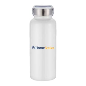 17 Oz. Capri Insulated Bottle - White. SVB250