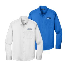 Men's Long Sleeve SuperPro React&trade; Twill Shirt. W808
