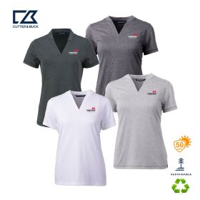 Cutter & Buck Forge Heathered Stretch Women's Blade Top. LCK00153 - DF/LC