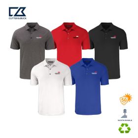 Cutter & Buck Forge Eco Stretch Recycled Men's Polo. MCK01236 -DF/LC