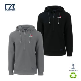 Cutter & Buck Eco 1/2-Zip Recycled Men's Hoodie. MCK01279