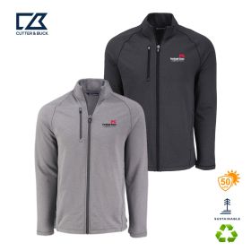 Cutter & Buck Peshastin Fleece Recycled Mens Full Zip Jacket. MCK01326