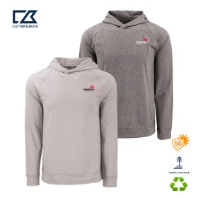 Cutter & Buck Adapt Knit Recycled Mens Heathered Hooded Pullover. MCK01341