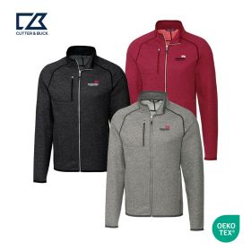 Cutter & Buck Mainsail Sweater-Knit Mens Full Zip Jacket. MCO00050
