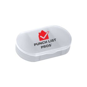 Punch List Pros - Oval Shape Pill Holder (Lots of 24). 7531