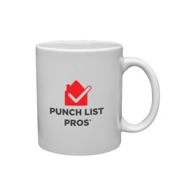 Punch List Pros - 11 Oz. Economy Ceramic Mug (Lots of 36) - DWUS7102