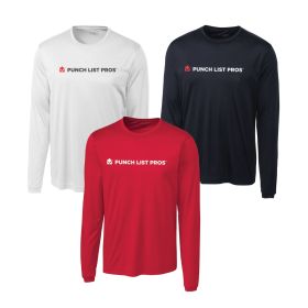 Punch List Pros - Clique Spin Eco Performance Jersey Long Sleeve Mens Tee. MQK00078 - DF/LC