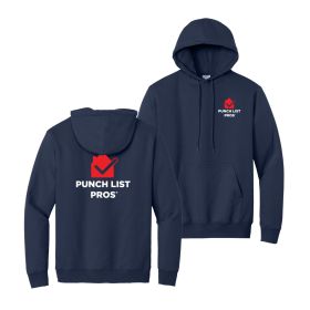 Punch List Pros - Pullover Hooded Sweatshirt. PC90H DF/LC/FB