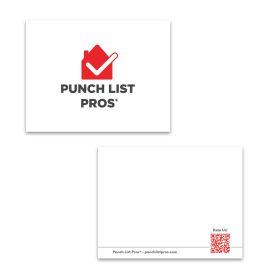 Punch List Pros Postcard (Lots of 500)