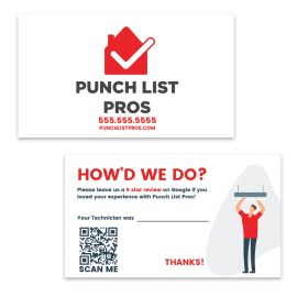 Punch List Pros - Review Cards (Sets of 250)