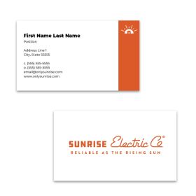 Sunrise Electric - Standard Business Cards (Sets of 250)