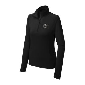 Sunrise Electric - Ladies' Sport-Wick&reg; Stretch 1/2-Zip Pullover. LST850