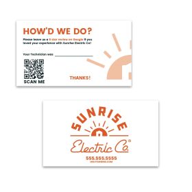 Sunrise Electric - Review Cards (Sets of 250)