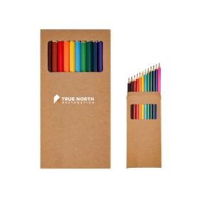 2-Piece Colored Pencil Set (LOTS OF 12). 11998