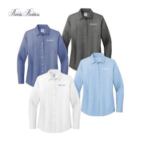 Brooks Brothers&reg; Ladies' Wrinkle-Free Stretch Pinpoint Shirt. BB18001