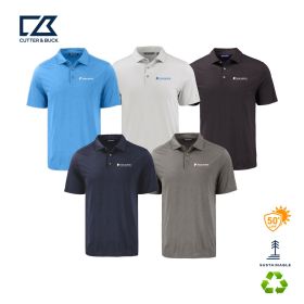 C&B Coastline Comfort Eco Recycled Mens Polo. MCK01327 - DF/LC