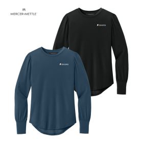 Mercer+Mettle Ladies' Stretch Jersey Long Sleeve Blouse. MM1019