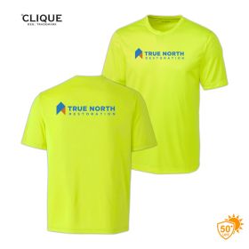 SAFETY Clique Spin Eco Performance Jersey Short Sleeve Mens Tee. MQK00076 - DF/FB