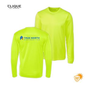 SAFETY Clique Eco Performance Long Sleeve Mens Tee. MQK00078 - DF/FB
