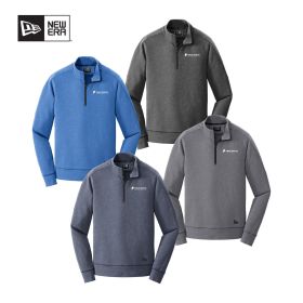 New Era Tri-Blend 1/4-Zip Fleece Pullover - NEA512