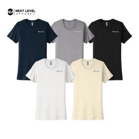Next Level Apparel Ladies' Cotton Tee. NL3900 DF/LC