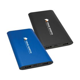 8000MAH Power Bank & Wireless Charger with USB-C Cord. PWR801C-BLACK