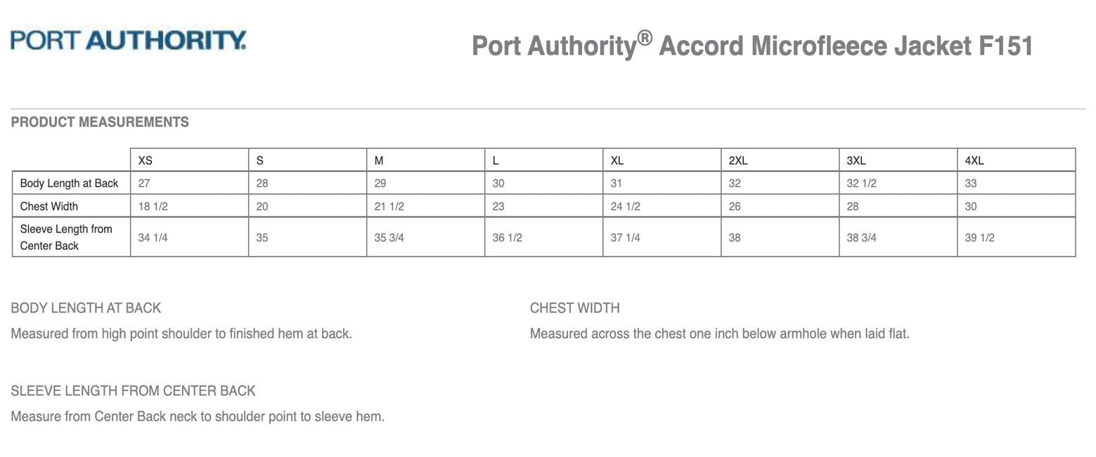 Sizing Chart