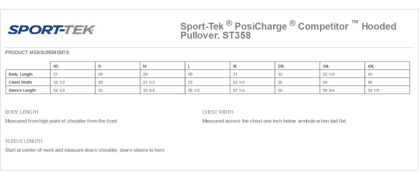 Sizing Chart